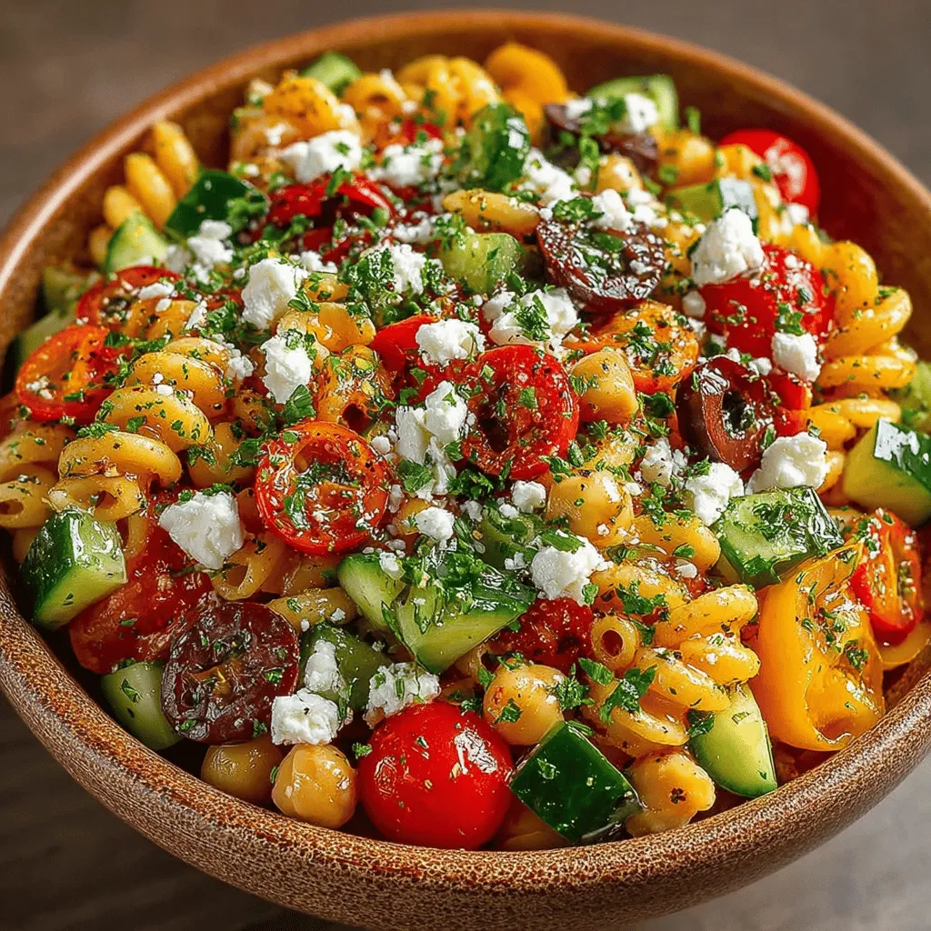 Pasta salads have long been a staple in culinary gatherings, celebrated for their versatility and ability to cater to a variety of tastes. Whether served at summer barbecues, holiday potlucks, or as a simple side dish for weeknight dinners, pasta salads offer endless possibilities for customization and flavor exploration. Among the myriad of options available, the Chickpea Pasta Fiesta Salad stands out not just for its vibrant colors and flavors but also for its nutritional benefits, making it a perfect addition to any meal plan.