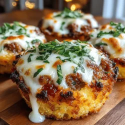 Golden Air Fryer Chicken Parm Cups