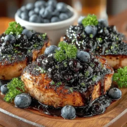To elevate the flavors of your Blueberry Balsamic Chicken Delight, it's essential to cook the fresh blueberries in the remaining marinade. This step not only enhances the dish's overall taste but also creates a delicious glaze that will coat the chicken beautifully.