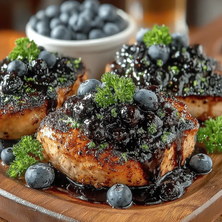 To elevate the flavors of your Blueberry Balsamic Chicken Delight, it's essential to cook the fresh blueberries in the remaining marinade. This step not only enhances the dish's overall taste but also creates a delicious glaze that will coat the chicken beautifully.