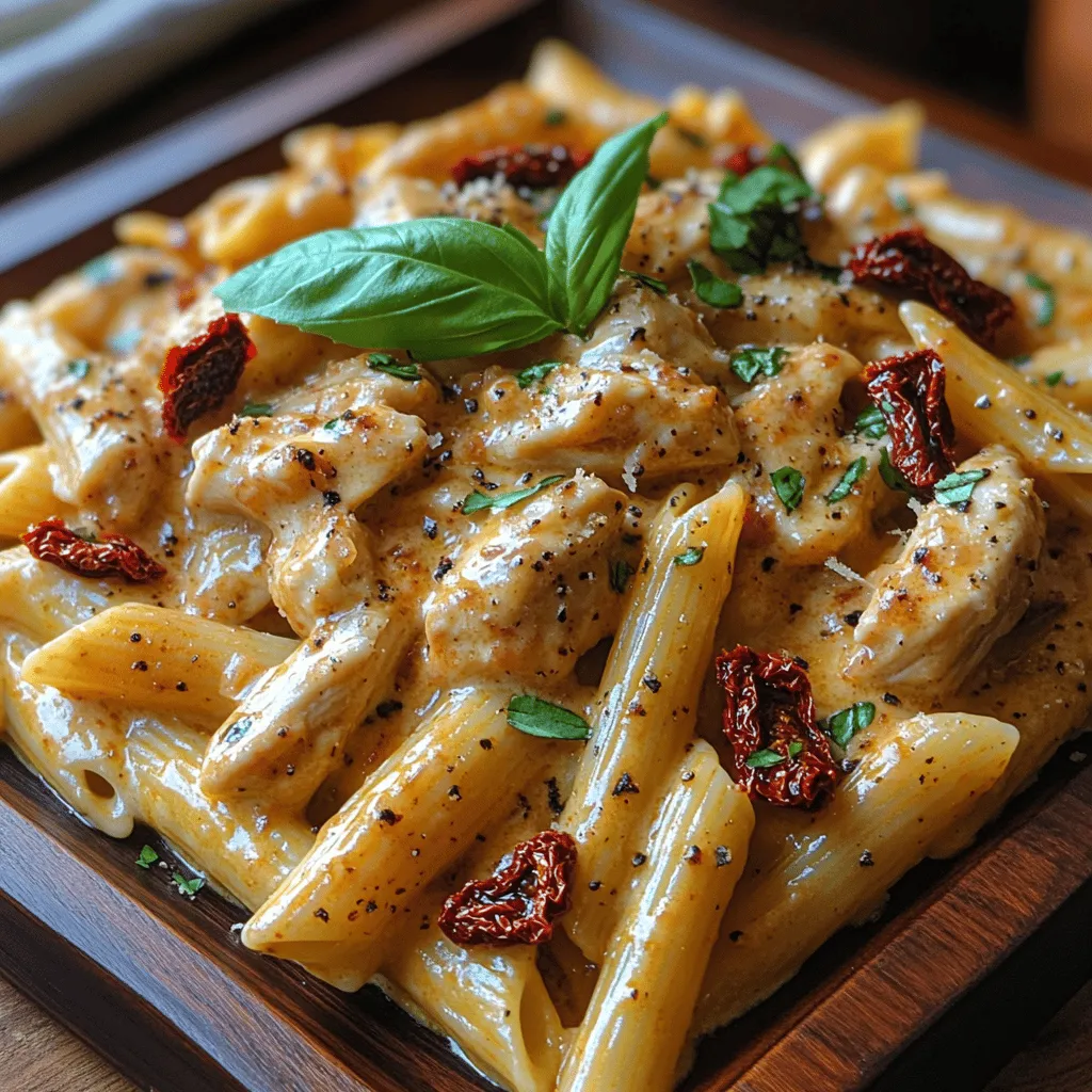When it comes to enjoying a delicious meal, it's essential to consider the nutritional benefits that accompany it. The Creamy Sun-Dried Tomato Chicken Pasta not only satisfies your taste buds but also provides a range of nutrients that contribute to a balanced diet.