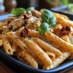 When it comes to enjoying a delicious meal, it's essential to consider the nutritional benefits that accompany it. The Creamy Sun-Dried Tomato Chicken Pasta not only satisfies your taste buds but also provides a range of nutrients that contribute to a balanced diet.