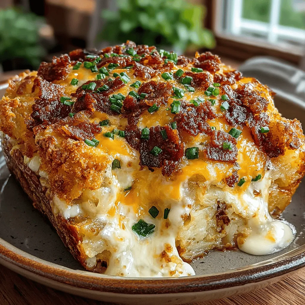The Cheesy Bacon Ranch Potato Casserole is a quintessential comfort food that has captured the hearts and appetites of many. This delightful dish combines the savory flavors of crispy bacon, the creamy richness of cheese, and the satisfying texture of potatoes, all enveloped in a ranch-infused sauce that makes it a standout choice for any occasion. Whether you're planning a family gathering, attending a potluck, or simply looking for a cozy meal to enjoy on a weeknight, this casserole is sure to please even the most discerning palates.