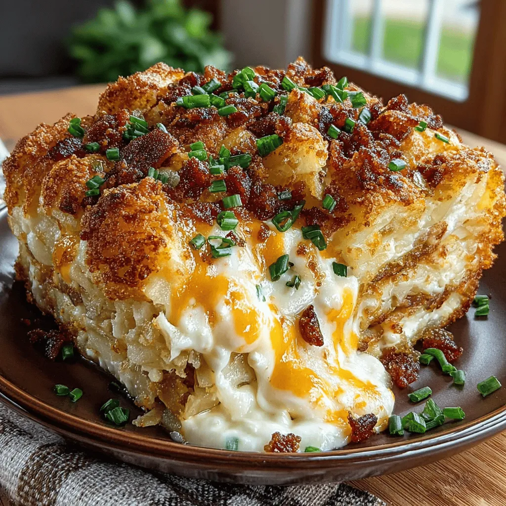 The Cheesy Bacon Ranch Potato Casserole is a quintessential comfort food that has captured the hearts and appetites of many. This delightful dish combines the savory flavors of crispy bacon, the creamy richness of cheese, and the satisfying texture of potatoes, all enveloped in a ranch-infused sauce that makes it a standout choice for any occasion. Whether you're planning a family gathering, attending a potluck, or simply looking for a cozy meal to enjoy on a weeknight, this casserole is sure to please even the most discerning palates.