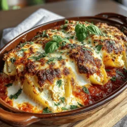 Continuing with the recipe for Cheesy Italian Delight: Baked Stuffed Shells, let’s dive into the detailed preparation steps to ensure your dish comes out perfect.