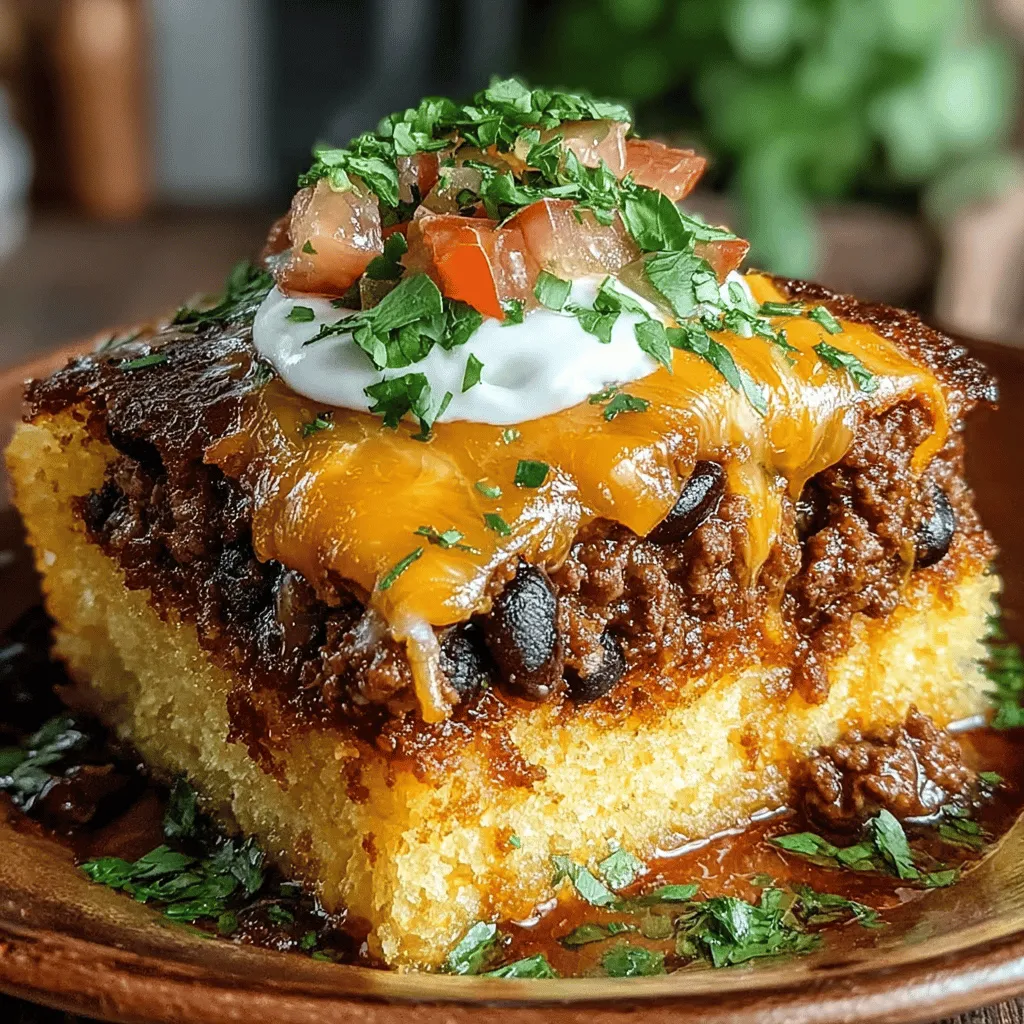 To create an unforgettable Golden Cornbread Chili Casserole, gather the following ingredients: