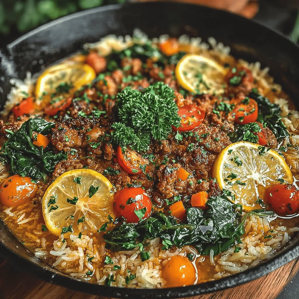 In the hustle and bustle of modern life, finding time to prepare healthy meals can be a challenge. Enter the Garlic Herb Turkey and Rice Skillet—a wholesome and flavorful dish that brings nutrition and convenience to your dinner table in no time. This one-pan wonder is not only easy to prepare but also packed with lean protein, vibrant vegetables, and wholesome grains, making it an ideal choice for busy weeknights.