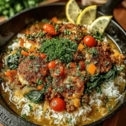 Garlic Herb Turkey and Rice Skillet