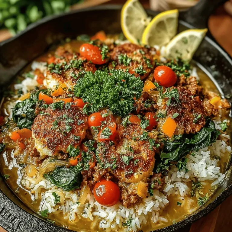 In the hustle and bustle of modern life, finding time to prepare healthy meals can be a challenge. Enter the Garlic Herb Turkey and Rice Skillet—a wholesome and flavorful dish that brings nutrition and convenience to your dinner table in no time. This one-pan wonder is not only easy to prepare but also packed with lean protein, vibrant vegetables, and wholesome grains, making it an ideal choice for busy weeknights.