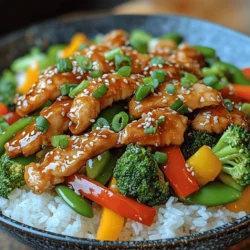 There's something undeniably comforting about a stir fry. For many, it evokes memories of bustling family dinners where the kitchen was filled with laughter, and the air was perfumed with the mouthwatering aroma of sizzling ingredients. Growing up, I fondly recall my own family gatherings, where vibrant colors and enticing scents combined to create a feast for the senses. Today, I’m excited to share a recipe that captures that essence perfectly: the Sweet & Savory Honey Garlic Chicken Veggie Stir Fry. This dish is not just a meal; it’s an experience that brings families together, offering a colorful and nutritious way to enjoy dinner.