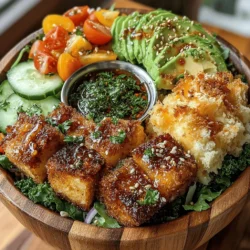 If you’re looking for a vibrant, nutritious dish that can brighten up any meal, the Zesty Lime & Tofu Salad Bowl is an excellent choice. This salad is not only bursting with fresh flavors but also packed with nutrients that make it a well-rounded option for lunch or dinner. With a zesty lime dressing that complements the protein-rich tofu and a medley of colorful vegetables, this salad is a celebration of healthy eating that both novice cooks and seasoned chefs can effortlessly create.