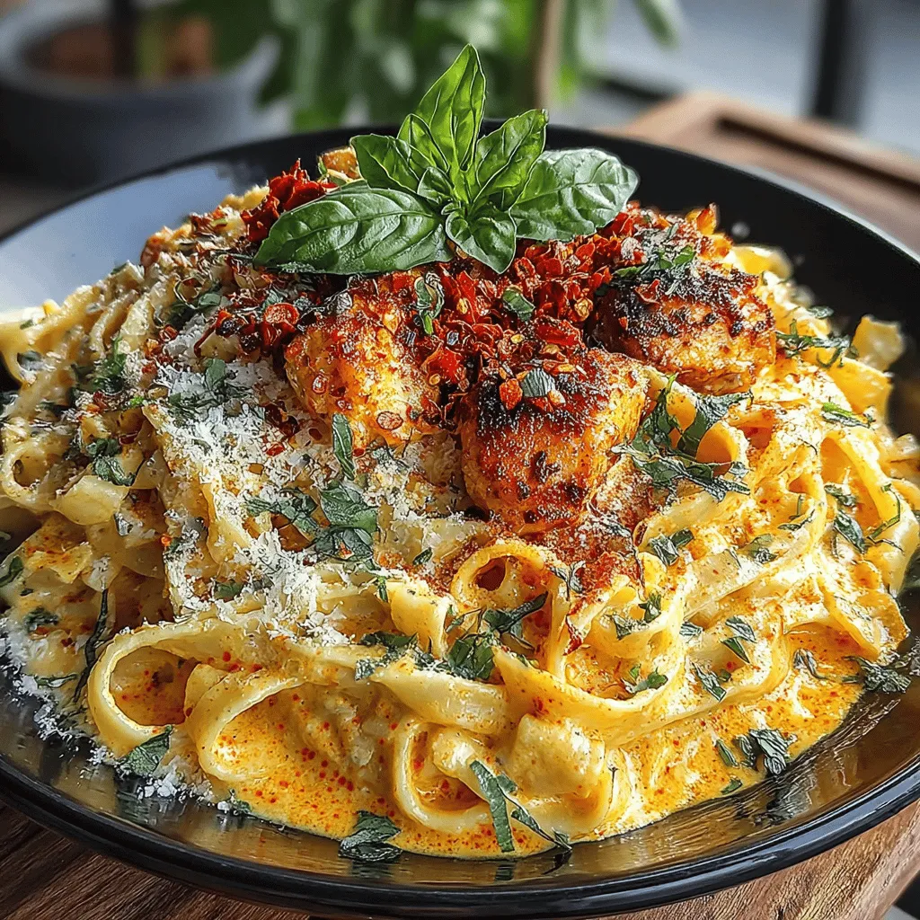 When it comes to comfort food, few dishes can rival the rich and creamy allure of Alfredo pasta. This beloved Italian classic is a staple for many home cooks and restaurant menus alike, celebrated for its velvety texture and indulgent flavor. Now, imagine taking that comforting dish and elevating it with the sweet, smoky essence of roasted red peppers. The result is a dish that not only pleases the palate but also brings a burst of color and nutrition to the table. Savory Roasted Red Pepper Alfredo Pasta is a delightful fusion that will make weeknight dinners feel special and transform gatherings into culinary celebrations.