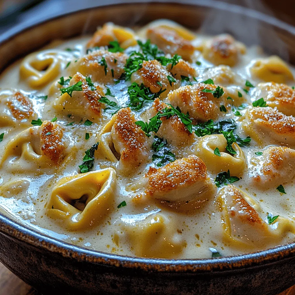 When it comes to comfort food, few dishes can rival the rich, creamy goodness of Chicken Alfredo Tortellini. This delightful recipe combines tender chicken, luscious Alfredo sauce, and pillowy tortellini to create a meal that’s as satisfying as it is indulgent. Whether you’re looking to whip up a quick weeknight dinner or impress guests at a dinner party, this dish is sure to please. Its creamy texture and comforting flavors make it a favorite for families and food lovers alike.