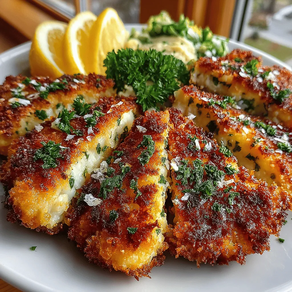 Golden Parmesan-Crusted Chicken Cutlets are a culinary delight that brings together the irresistible combination of crispy texture and rich, cheesy flavor. This dish is a perfect example of how simple ingredients can transform into an extraordinary meal. Whether you are a seasoned cook or a novice in the kitchen, these chicken cutlets are sure to impress with their golden-brown crust and succulent meat. Their versatility makes them an ideal choice for various occasions, from casual family dinners to elegant gatherings.