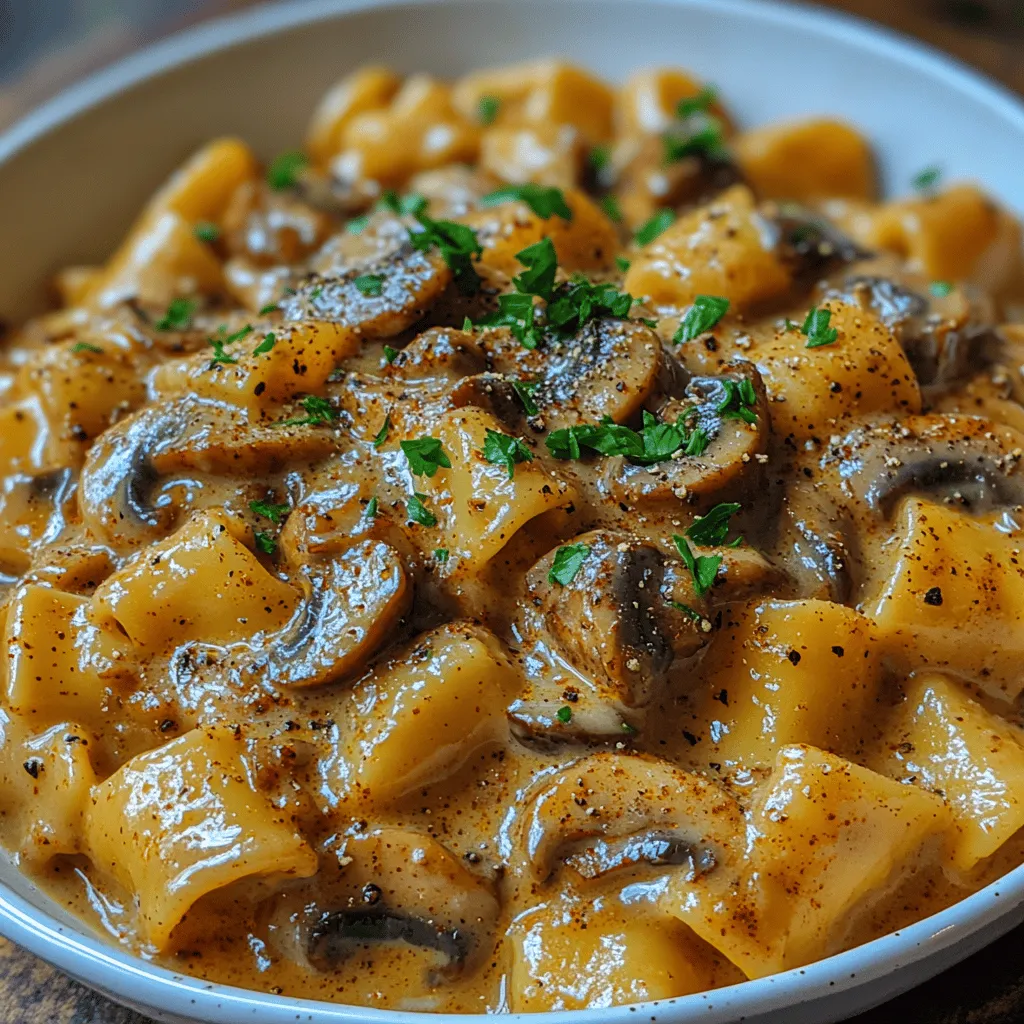 Mushroom stroganoff is a delightful dish that has earned its place in the hearts of many as a comforting and satisfying meal. Originating from Russia, this creamy sauce-based dish typically combines tender meat and mushrooms served over noodles. However, the vegetarian version, particularly the savory creamy mushroom stroganoff, has gained immense popularity due to its rich flavors and comforting qualities. Packed with umami from the mushrooms and a luscious creamy texture, this dish is perfect for those chilly evenings when you crave something hearty yet simple to prepare.