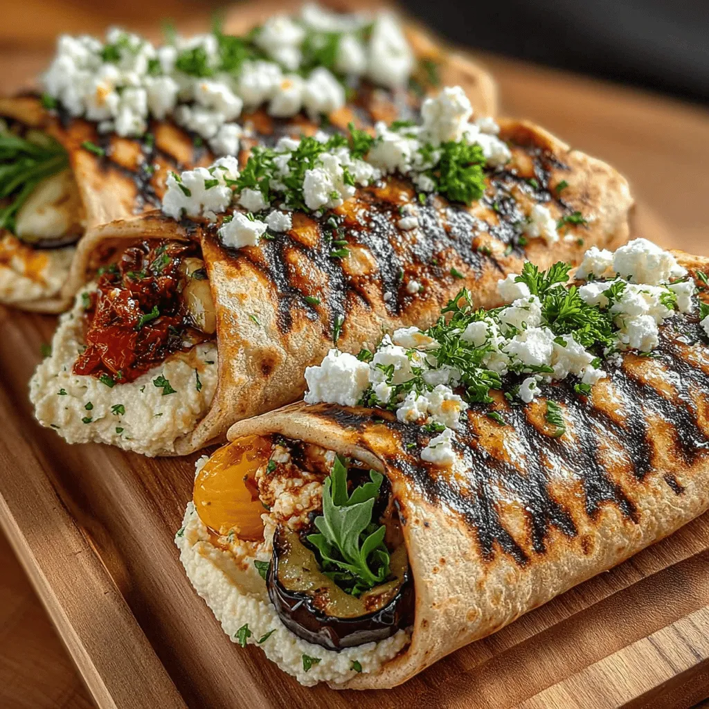 In recent years, plant-based recipes have surged in popularity, appealing to health-conscious diners and culinary adventurers alike. One dish that stands out in this culinary movement is the Grilled Eggplant & Feta Wraps. This delightful meal option combines the rich, smoky flavors of grilled eggplant with the creamy tang of feta cheese, all wrapped up in a wholesome whole wheat or spinach wrap. Perfect for lunch, dinner, or even a snack, these wraps are not only delicious but also packed with nutritious ingredients that support a balanced diet.