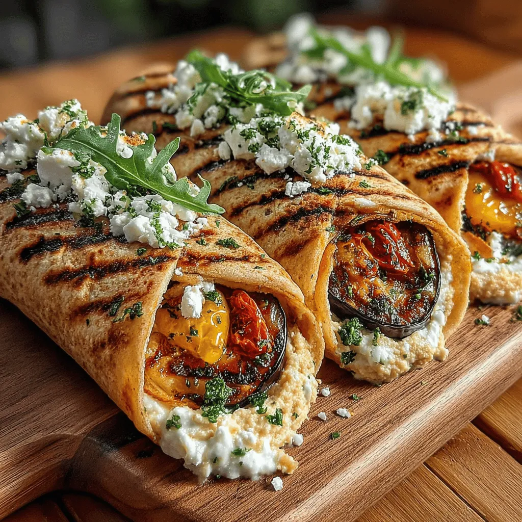 In recent years, plant-based recipes have surged in popularity, appealing to health-conscious diners and culinary adventurers alike. One dish that stands out in this culinary movement is the Grilled Eggplant & Feta Wraps. This delightful meal option combines the rich, smoky flavors of grilled eggplant with the creamy tang of feta cheese, all wrapped up in a wholesome whole wheat or spinach wrap. Perfect for lunch, dinner, or even a snack, these wraps are not only delicious but also packed with nutritious ingredients that support a balanced diet.