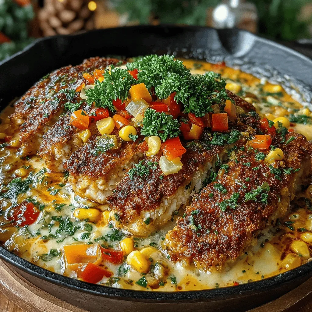 Embark on a culinary adventure with our Cajun Chicken & Corn Extravaganza. This dish marries the bold spices of Cajun cooking with the sweetness of corn, resulting in a comforting, creamy meal that's perfect for any occasion. Cajun cuisine, with its roots steeped in the rich cultural tapestry of Louisiana, is known for its vibrant flavors and hearty ingredients. The Cajun Chicken & Corn Extravaganza not only showcases this distinctive cuisine but also serves as a delightful way to bring family and friends together around the dinner table.