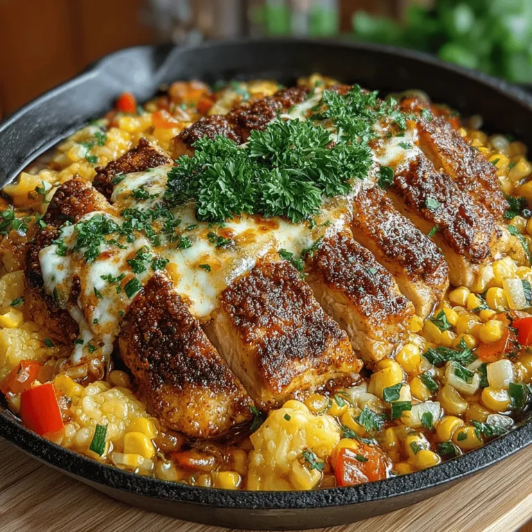 Embark on a culinary adventure with our Cajun Chicken & Corn Extravaganza. This dish marries the bold spices of Cajun cooking with the sweetness of corn, resulting in a comforting, creamy meal that's perfect for any occasion. Cajun cuisine, with its roots steeped in the rich cultural tapestry of Louisiana, is known for its vibrant flavors and hearty ingredients. The Cajun Chicken & Corn Extravaganza not only showcases this distinctive cuisine but also serves as a delightful way to bring family and friends together around the dinner table.