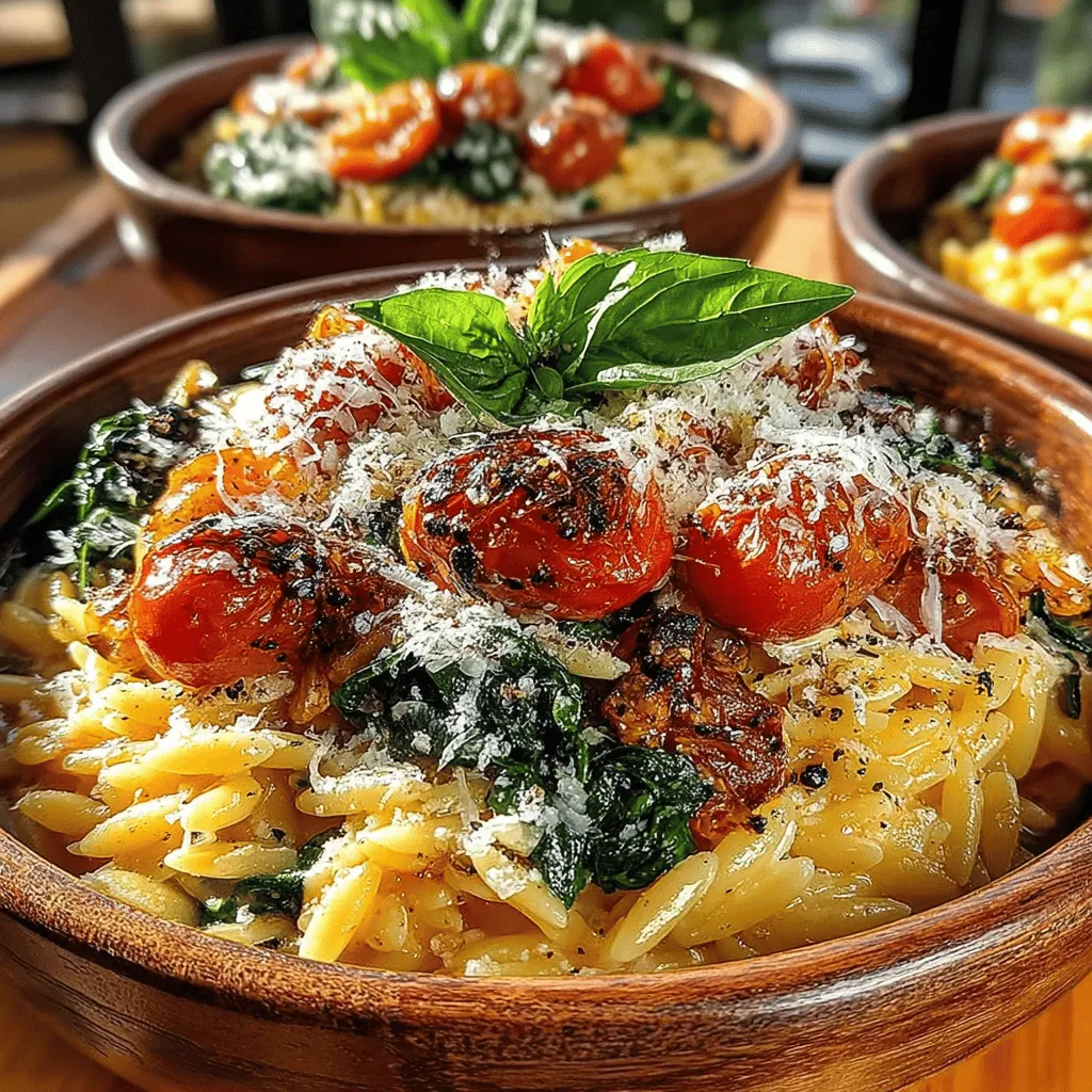 In the realm of comfort food, few dishes can compete with the satisfying warmth and rich flavors encapsulated in Roasted Garlic and Parmesan Orzo Bowls. This delightful recipe showcases orzo, a unique pasta that resembles rice, and pairs it with the robust essence of roasted garlic and the creamy depth of Parmesan cheese. The combination is not only delicious but also incredibly versatile, making it a perfect dish for both casual weeknight dinners and more elaborate gatherings.