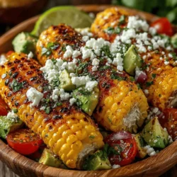As the summer sun shines brightly, nothing quite captures the essence of the season like a vibrant Grilled Corn & Avocado Salad. This dish is a celebration of fresh, seasonal ingredients, making it a perfect addition to any gathering or a light meal to enjoy on a warm day. The delightful combination of textures and flavors—sweet corn, creamy avocado, juicy cherry tomatoes, and more—creates a salad that is not only satisfying but also packed with nutrients.