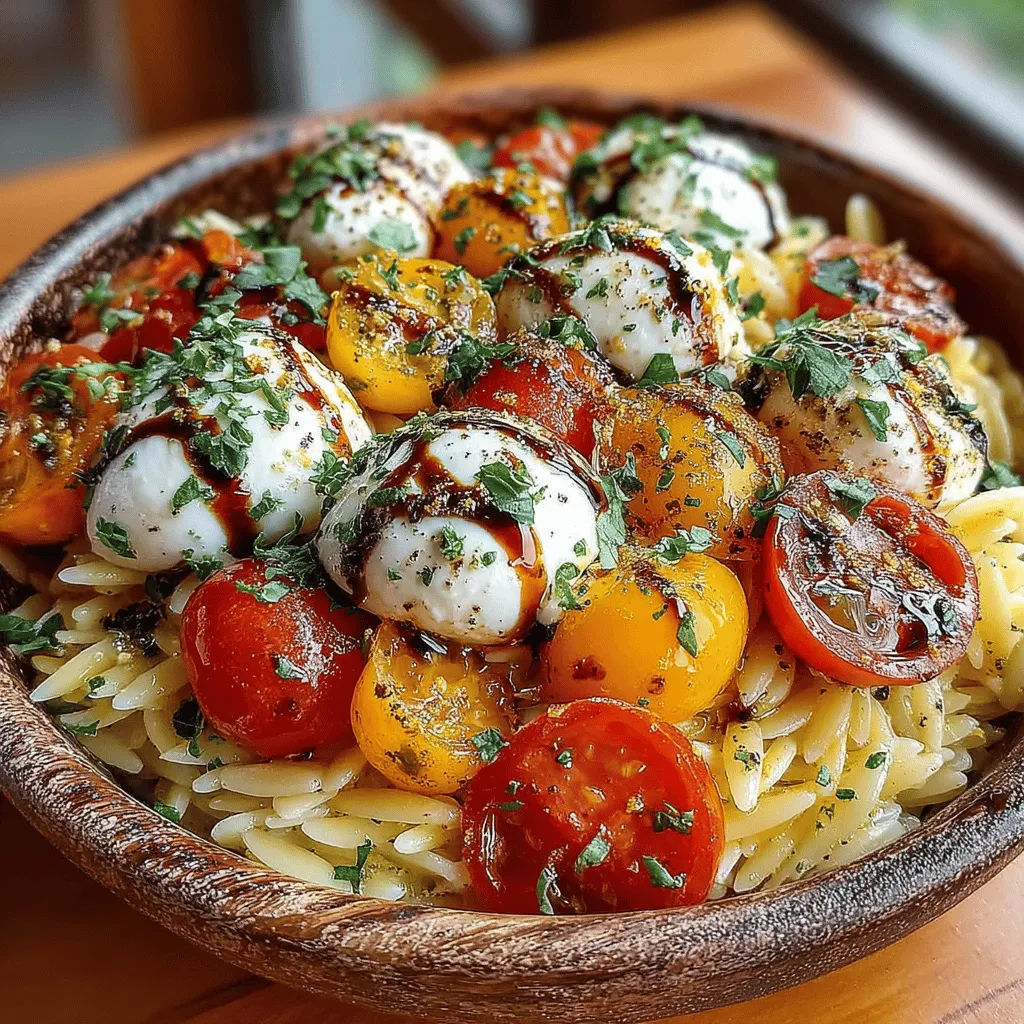 As the temperatures rise and the days grow longer, the desire for light, refreshing meals becomes ever more appealing. Enter the Chilled Caprese Orzo Bowl—a vibrant dish that beautifully combines the classic flavors of a Caprese salad with the heartiness of orzo pasta. This delightful bowl not only serves as a feast for the eyes with its colorful ingredients but also offers a perfect balance of taste and nutrition, making it an ideal choice for gatherings, picnics, or simply a light meal at home.