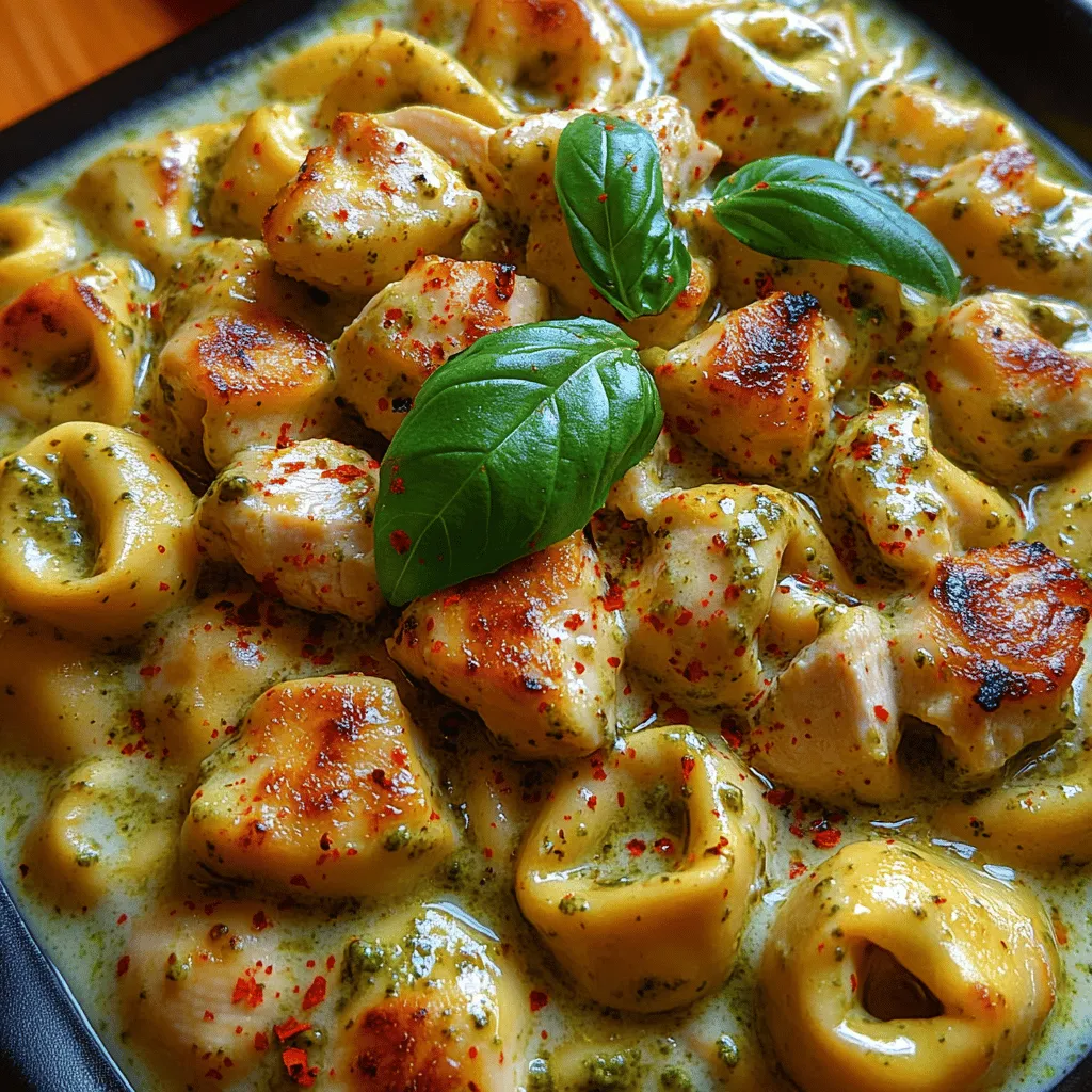 Creamy pesto chicken tortellini is a comforting dish that combines rich flavors and satisfying textures, making it a favorite for many home cooks. This delightful recipe showcases tender chicken, succulent cheese-filled tortellini, and a luscious pesto cream sauce that ties it all together. The beauty of this dish lies not only in its vibrant taste but also in its versatility, making it perfect for family dinners, casual gatherings, or quick weeknight meals. Whether you’re trying to impress guests or simply looking for a hearty meal to enjoy with your loved ones, creamy pesto chicken tortellini is sure to be a crowd-pleaser.