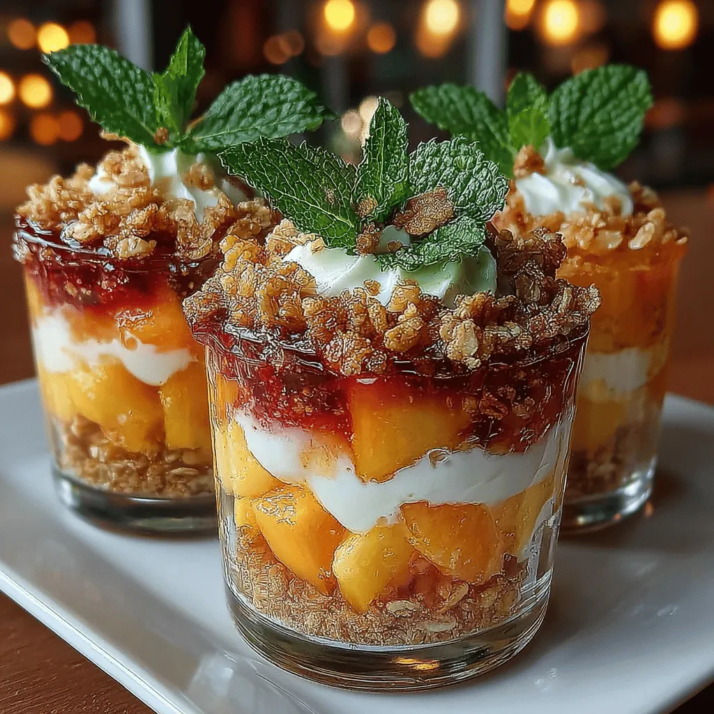 As the temperatures rise and the sun shines brighter, the quest for refreshing desserts becomes a delightful endeavor. Chilled desserts are an ideal way to beat the heat, offering a cool reprieve while satisfying your sweet tooth. Among such treats, Chilled Peach Paradise Yogurt Cups stand out as a perfect choice for both taste and nutrition. This recipe celebrates the vibrant flavors of fresh peaches combined with the creamy goodness of yogurt, making it not only a delectable dessert but also a wholesome indulgence.