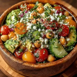 In the world of healthy eating, few dishes can compete with the vibrant and nutrient-packed Creamy Avocado Chickpea Delight. This refreshing salad combines the heartiness of chickpeas with the creamy richness of ripe avocado, enhanced by a medley of fresh vegetables and a zesty dressing. Perfect for lunch, dinner, or as a side dish at gatherings, this recipe is not only delicious but also easy to prepare, making it a go-to option for anyone looking to enjoy a nutritious meal without spending hours in the kitchen.