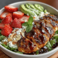 In recent years, salads have surged in popularity as a go-to meal option for health-conscious eaters and culinary enthusiasts alike. Their versatility allows for endless variations, making them suitable for lunch, dinner, or even as a refreshing side dish. One standout among the myriad of salad recipes is the Strawberry & Chicken Salad Bowl Delight. This colorful dish not only appeals to the eye but also combines a delightful mix of flavors and textures, making it a satisfying choice for any season.