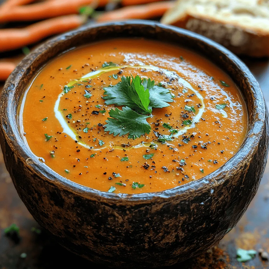 Velvety Roasted Carrot Soup is a comforting and nourishing dish that embodies the essence of seasonal cooking. This creamy soup, crafted from simple yet wholesome ingredients, provides a warm embrace with every spoonful, making it an ideal choice for chilly evenings or even as a refreshing dish during warmer months. With its vibrant color and rich flavor, this recipe quickly becomes a beloved staple in any kitchen. In this article, we will explore the intricacies of preparing this delightful soup, from the health benefits of carrots to the essential roasting and blending techniques that create its signature velvety texture.