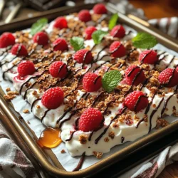 In recent years, yogurt-based desserts have surged in popularity, capturing the attention of health-conscious individuals and dessert lovers alike. With their creamy texture and versatile flavor profiles, yogurt desserts provide a delightful balance between indulgence and nutrition. Among these innovative treats, Raspberry Bliss Yogurt Bark stands out as a refreshing and healthy option that perfectly marries taste with wellness. This simple yet satisfying recipe is not only easy to prepare but also packs a nutritional punch, making it an ideal addition to your snack repertoire.