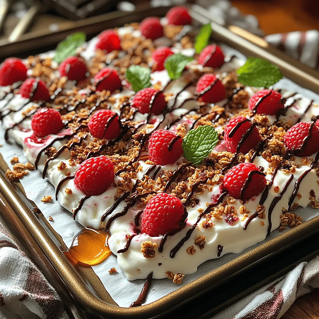 In recent years, yogurt-based desserts have surged in popularity, capturing the attention of health-conscious individuals and dessert lovers alike. With their creamy texture and versatile flavor profiles, yogurt desserts provide a delightful balance between indulgence and nutrition. Among these innovative treats, Raspberry Bliss Yogurt Bark stands out as a refreshing and healthy option that perfectly marries taste with wellness. This simple yet satisfying recipe is not only easy to prepare but also packs a nutritional punch, making it an ideal addition to your snack repertoire.