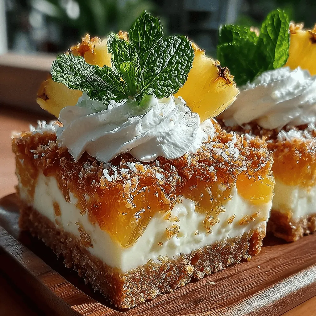 When we think of tropical flavors, images of sun-soaked beaches, swaying palm trees, and vibrant sunsets often come to mind. These flavors have a unique ability to transport us to exotic destinations, evoking memories of carefree vacations and warm, breezy days. Among the myriad of delightful tropical desserts, Tropical Paradise Pineapple Bars stand out as a refreshing treat that encapsulates the essence of summer in every bite. With a perfect balance of sweetness, creaminess, and a hint of tang, these bars are not just a dessert; they are an experience.