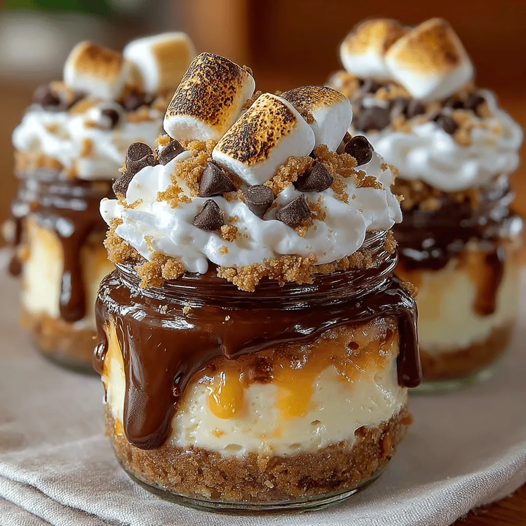 Creating the perfect S’mores Cheesecake Jars involves not only delicious ingredients but also an artful assembly. Layering your dessert beautifully enhances its visual appeal and makes for an impressive presentation. Here’s how to achieve even layering and ensure your jars look as good as they taste.