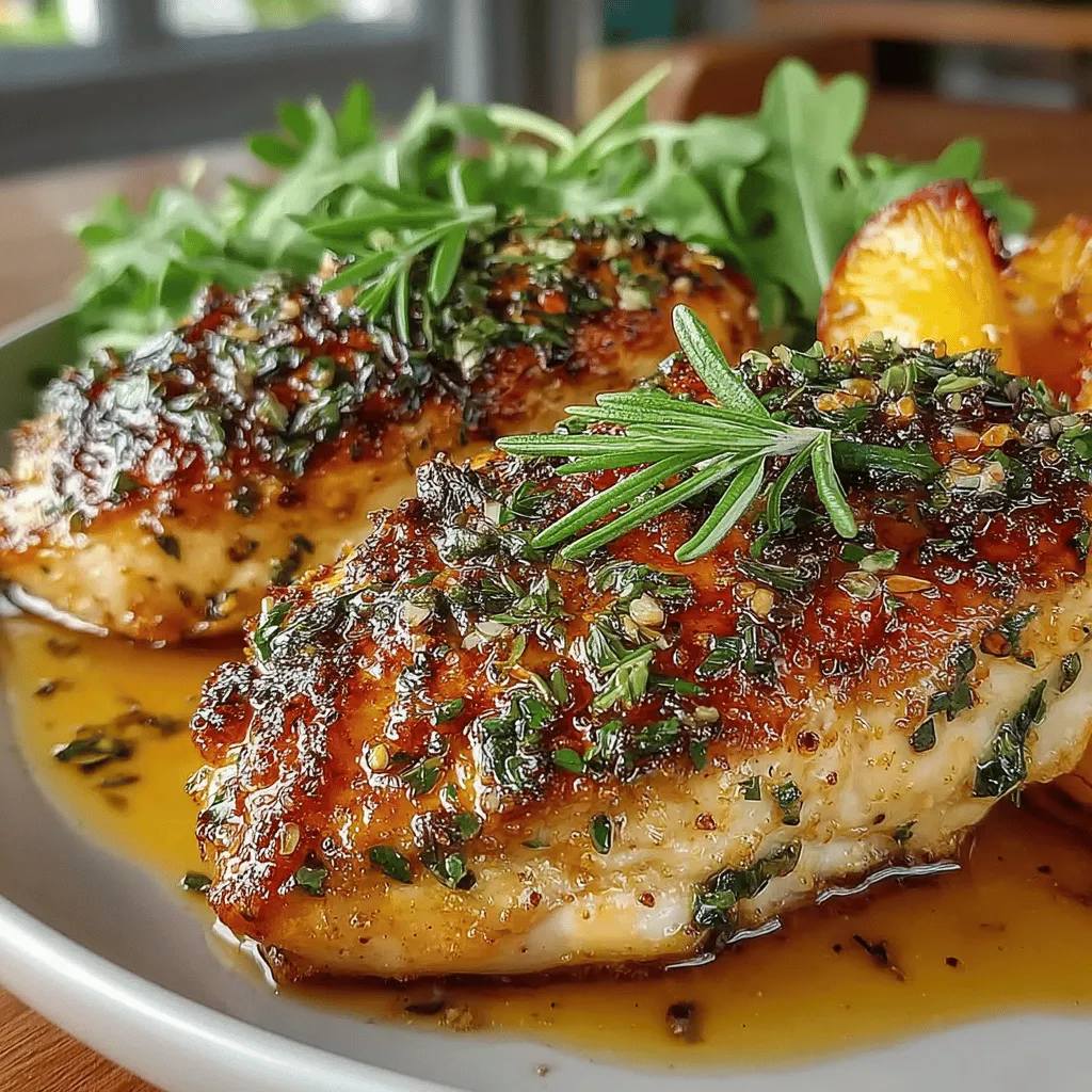 In the world of culinary arts, the harmony of savory and sweet flavors can turn an ordinary meal into an extraordinary experience. One dish that beautifully exemplifies this balance is Savory Garlic Herb Chicken with Caramelized Peaches. This recipe not only highlights the versatility of chicken as a beloved protein but also introduces a unique twist by incorporating the natural sweetness of caramelized peaches. This unexpected pairing creates a mouthwatering contrast that is both delightful and satisfying.