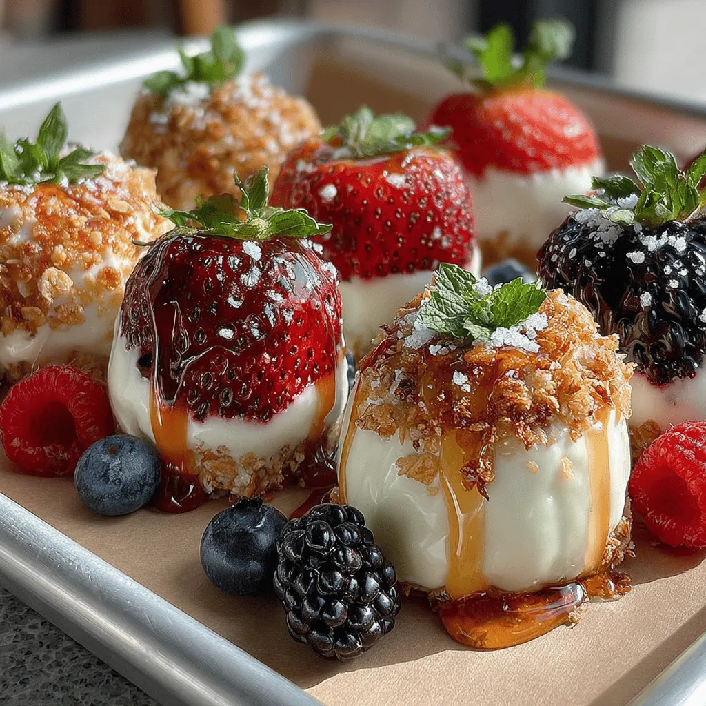 As the sun shines brighter and temperatures rise, finding refreshing snacks that are both healthy and indulgent becomes a priority. Enter the Berry Bliss Frozen Yogurt Clusters—a delightful treat that combines the tangy goodness of Greek yogurt with the vibrant flavors of mixed berries. This recipe is not just about satisfying your cravings; it also delivers a guilt-free indulgence that aligns with a nutritious lifestyle. Whether you’re lounging by the pool or looking for a midday snack, these frozen clusters provide a perfect balance of taste and health benefits.