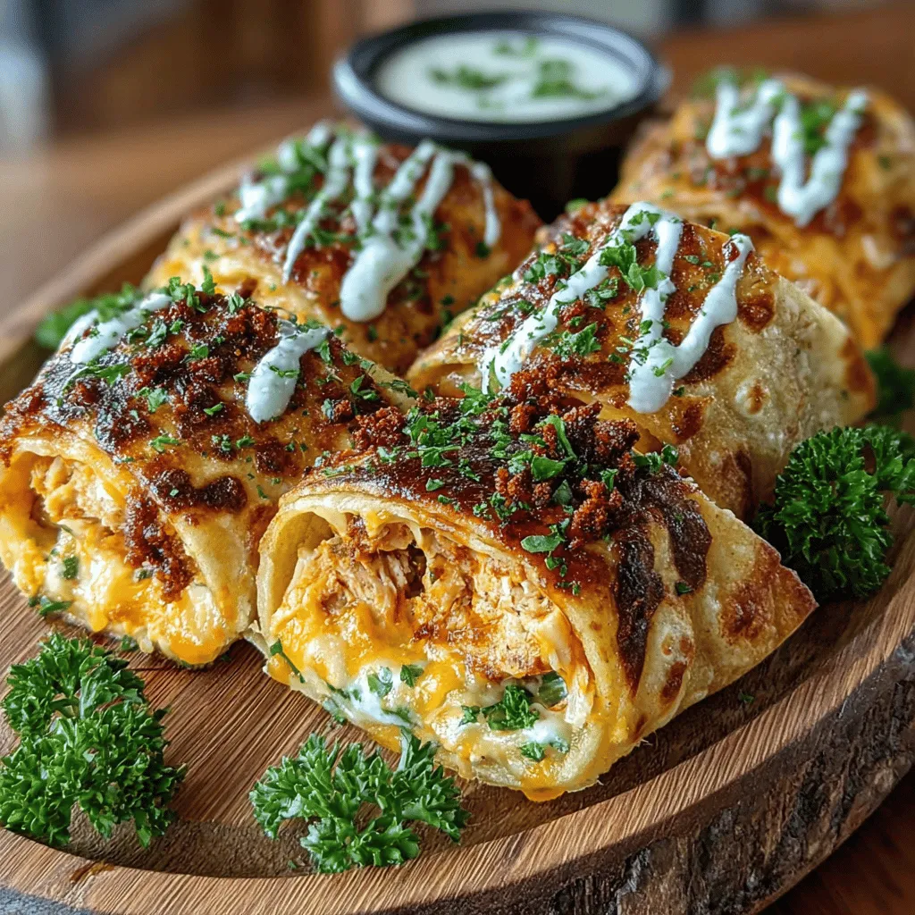 To whip up these incredible Spicy Buffalo Chicken & Cheesy Tortilla Rollups, you’ll need the following ingredients: