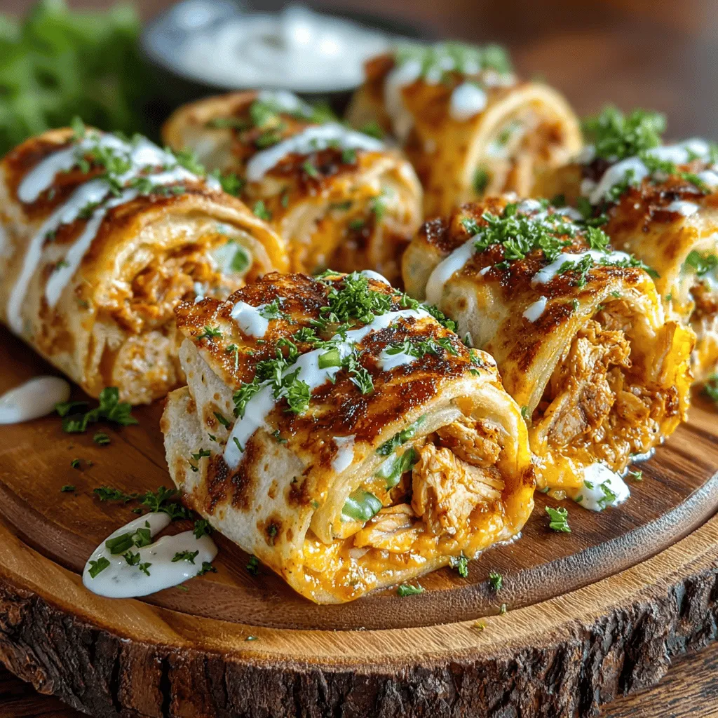 To whip up these incredible Spicy Buffalo Chicken & Cheesy Tortilla Rollups, you’ll need the following ingredients: