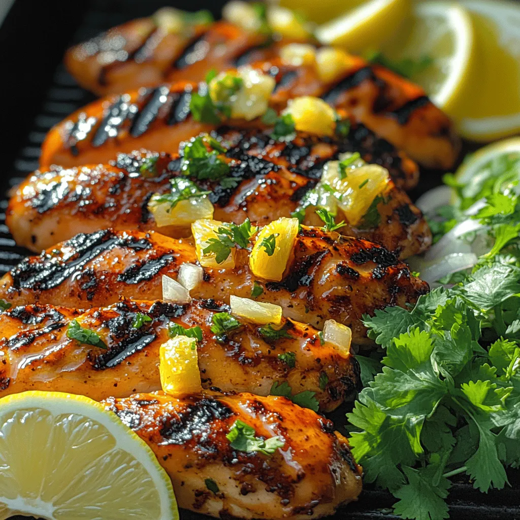 When it comes to summer grilling, few dishes capture the essence of warm weather and sunny days quite like Tropical Zest Grilled Chicken Tenders. This dish draws inspiration from the vibrant flavors of tropical regions, where juicy fruits and aromatic spices collide to create a culinary experience that is both refreshing and satisfying. The bright notes of fresh pineapple, combined with the savory undertones of garlic and ginger, transport your taste buds to a sun-soaked beach, making it an ideal choice for family meals, outdoor gatherings, or casual get-togethers with friends.