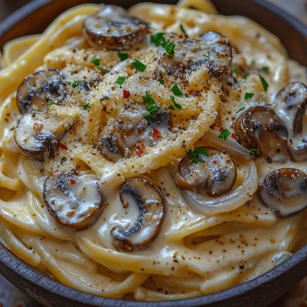In the world of comfort food, few dishes can rival the creamy, dreamy allure of pasta Alfredo. Among the many variations of this classic recipe, our Heavenly Creamy Mushroom Alfredo Pasta stands out as a rich and satisfying meal that is sure to delight your taste buds. This dish marries the earthy flavors of sautéed cremini mushrooms with the aromatic notes of garlic and onion, all enveloped in a velvety Alfredo sauce. Whether you're preparing a cozy dinner for yourself or impressing guests at a gathering, this pasta dish brings warmth and indulgence to any dining occasion.