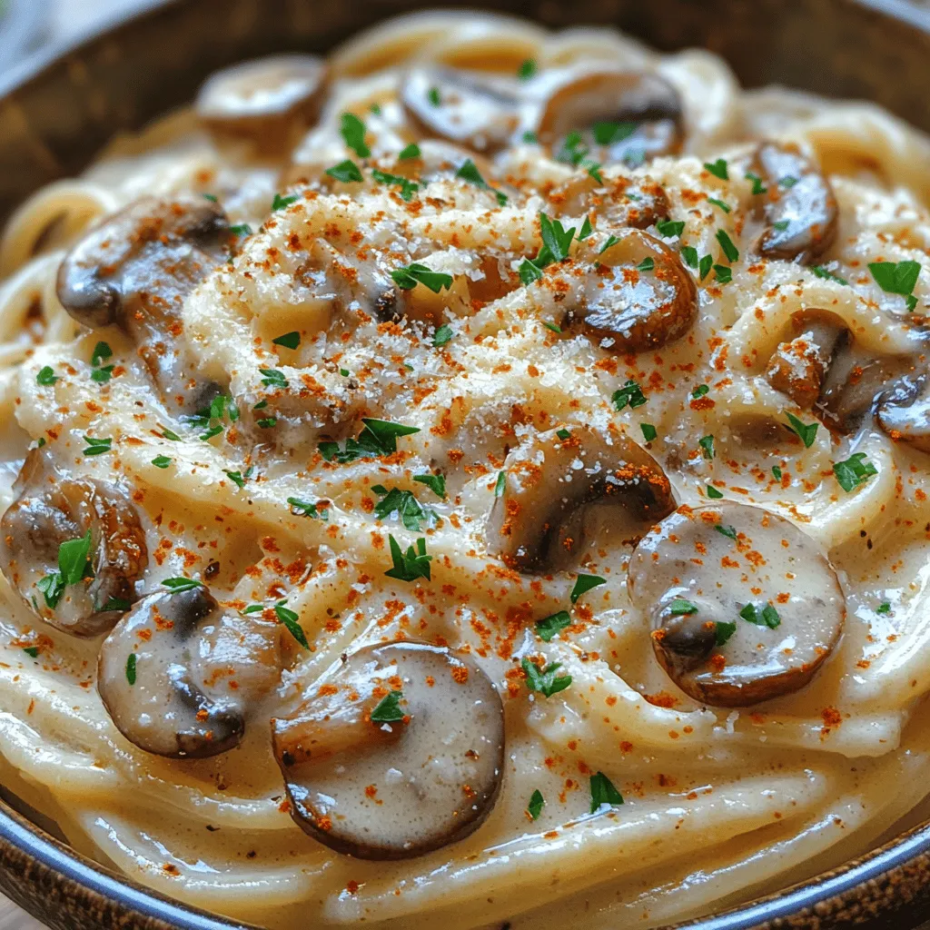 In the world of comfort food, few dishes can rival the creamy, dreamy allure of pasta Alfredo. Among the many variations of this classic recipe, our Heavenly Creamy Mushroom Alfredo Pasta stands out as a rich and satisfying meal that is sure to delight your taste buds. This dish marries the earthy flavors of sautéed cremini mushrooms with the aromatic notes of garlic and onion, all enveloped in a velvety Alfredo sauce. Whether you're preparing a cozy dinner for yourself or impressing guests at a gathering, this pasta dish brings warmth and indulgence to any dining occasion.