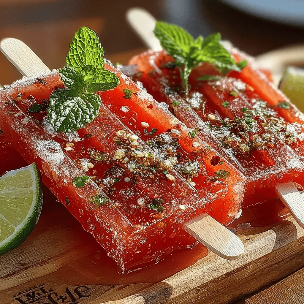 The juxtaposition of sweet and spicy ingredients is a beloved theme in many culinary traditions. In the case of spicy watermelon popsicles, the natural sweetness of the watermelon complements the heat from various spices, creating a harmonious balance that excites the palate. Watermelon’s high water content adds to its sweetness while providing a refreshing bite, making it an ideal candidate for popsicles.