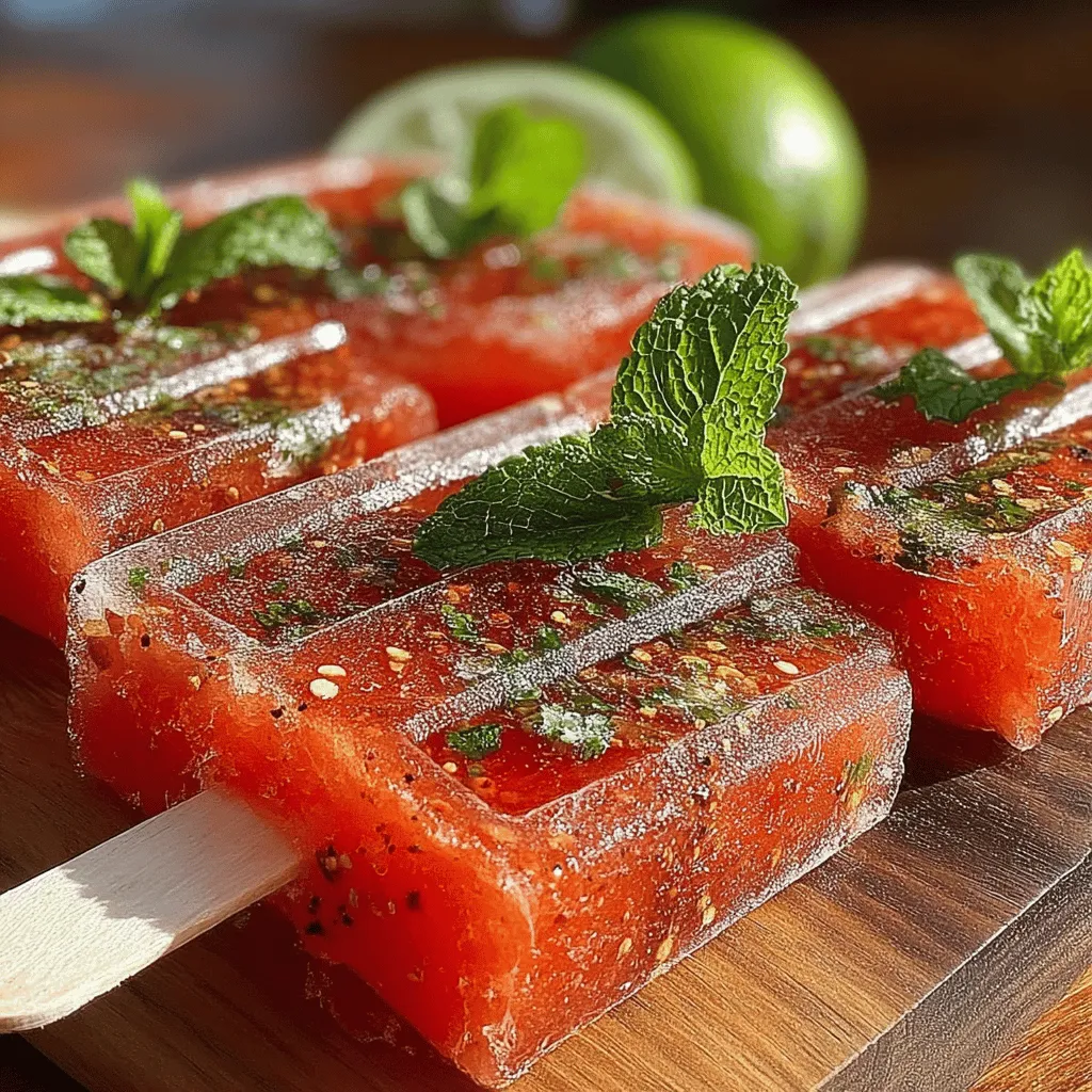 The juxtaposition of sweet and spicy ingredients is a beloved theme in many culinary traditions. In the case of spicy watermelon popsicles, the natural sweetness of the watermelon complements the heat from various spices, creating a harmonious balance that excites the palate. Watermelon’s high water content adds to its sweetness while providing a refreshing bite, making it an ideal candidate for popsicles.