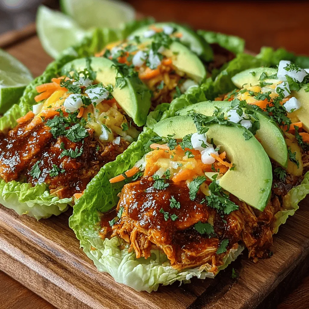 If you're looking for a dish that combines bold flavors with a light and refreshing twist, look no further than BBQ Chicken Lettuce Wraps. This dish is not only a feast for the palate but also a feast for the eyes, showcasing vibrant colors and textures that make it appealing to both adults and children alike. The combination of tender, smoky chicken nestled within crisp lettuce leaves creates a delightful contrast that is both satisfying and guilt-free.