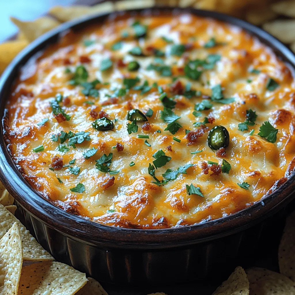 When it comes to gatherings, whether it's a lively game day, a cozy potluck, or a casual family get-together, one thing is certain: dips reign supreme. They are the ultimate food that encourages sharing and mingling, making them an essential component of any social spread. Among the myriad of dip options, Spicy Cheesy Jalapeño Popper Dip stands out with its irresistible combination of creamy textures, bold flavors, and a delightful kick of heat. This dish captures the essence of the popular jalapeño poppers but in a more shareable format, perfect for scooping with chips or bread.