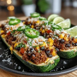 In recent years, zucchini boats have surged in popularity as a healthy and versatile dish that caters to a variety of dietary preferences. These hollowed-out zucchinis serve as an innovative alternative to traditional bread or pasta, making them an ideal base for a plethora of fillings. Among the many exciting variations, Zesty Taco Zucchini Boats stand out as a delicious option that combines bold flavors with nutritional benefits.