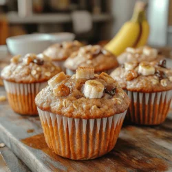The star ingredient in Sweet Banana Oat Muffins is undoubtedly the ripe banana. When bananas reach their peak ripeness, they develop a sweet, caramelized flavor that enhances any baked good. Nutritionally, bananas provide a host of benefits, including energy-boosting carbohydrates, essential vitamins, and minerals. Their natural sweetness allows for a reduction in added sugars, making them a perfect choice for health-conscious bakers.