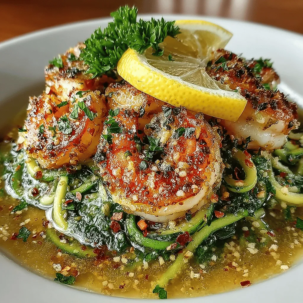 In recent years, the culinary world has seen a significant shift towards healthier eating, with many individuals seeking low-carb and nutritious meal options. As people become more health-conscious, the demand for inventive recipes that substitute traditional ingredients with lighter alternatives increases. One such recipe that has captured the hearts and plates of health enthusiasts is Garlic Shrimp & Zucchini Noodles. This dish not only offers a delightful combination of flavors but also stands out as a fantastic low-carb option that is bound to satisfy your taste buds.