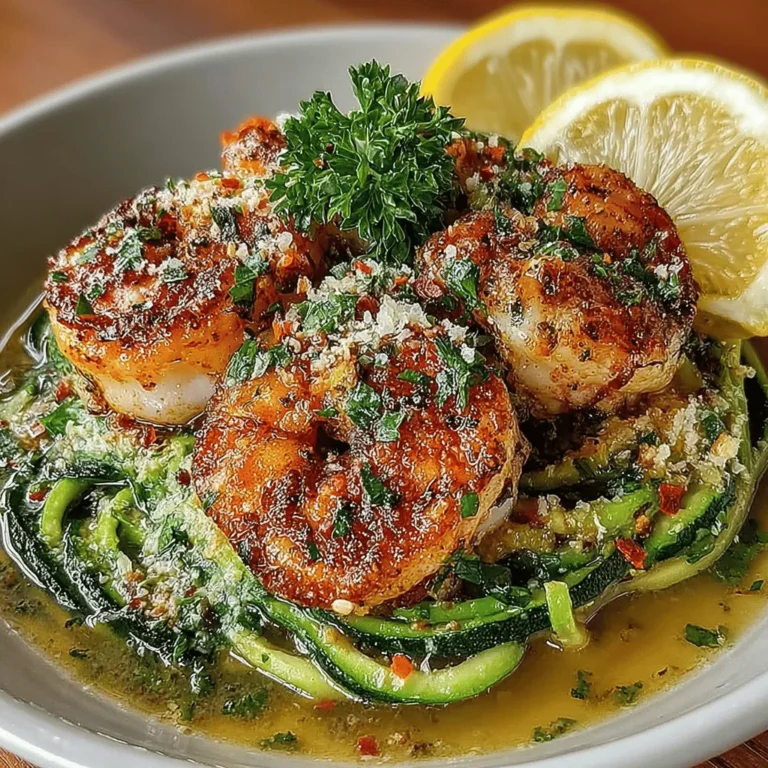 In recent years, the culinary world has seen a significant shift towards healthier eating, with many individuals seeking low-carb and nutritious meal options. As people become more health-conscious, the demand for inventive recipes that substitute traditional ingredients with lighter alternatives increases. One such recipe that has captured the hearts and plates of health enthusiasts is Garlic Shrimp & Zucchini Noodles. This dish not only offers a delightful combination of flavors but also stands out as a fantastic low-carb option that is bound to satisfy your taste buds.